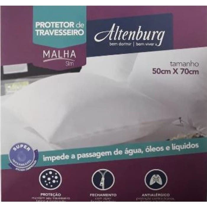 Protetor Travesseiro Protect Malha Slim 50cm X 70cm 3